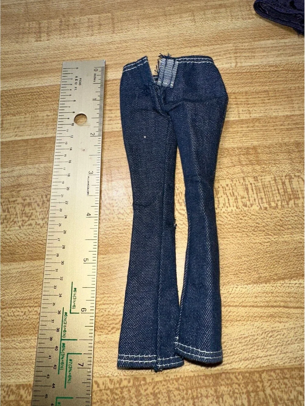 Barbie Doll Outfit Purple Jacket and Blue Jeans Set - Very Good Condition